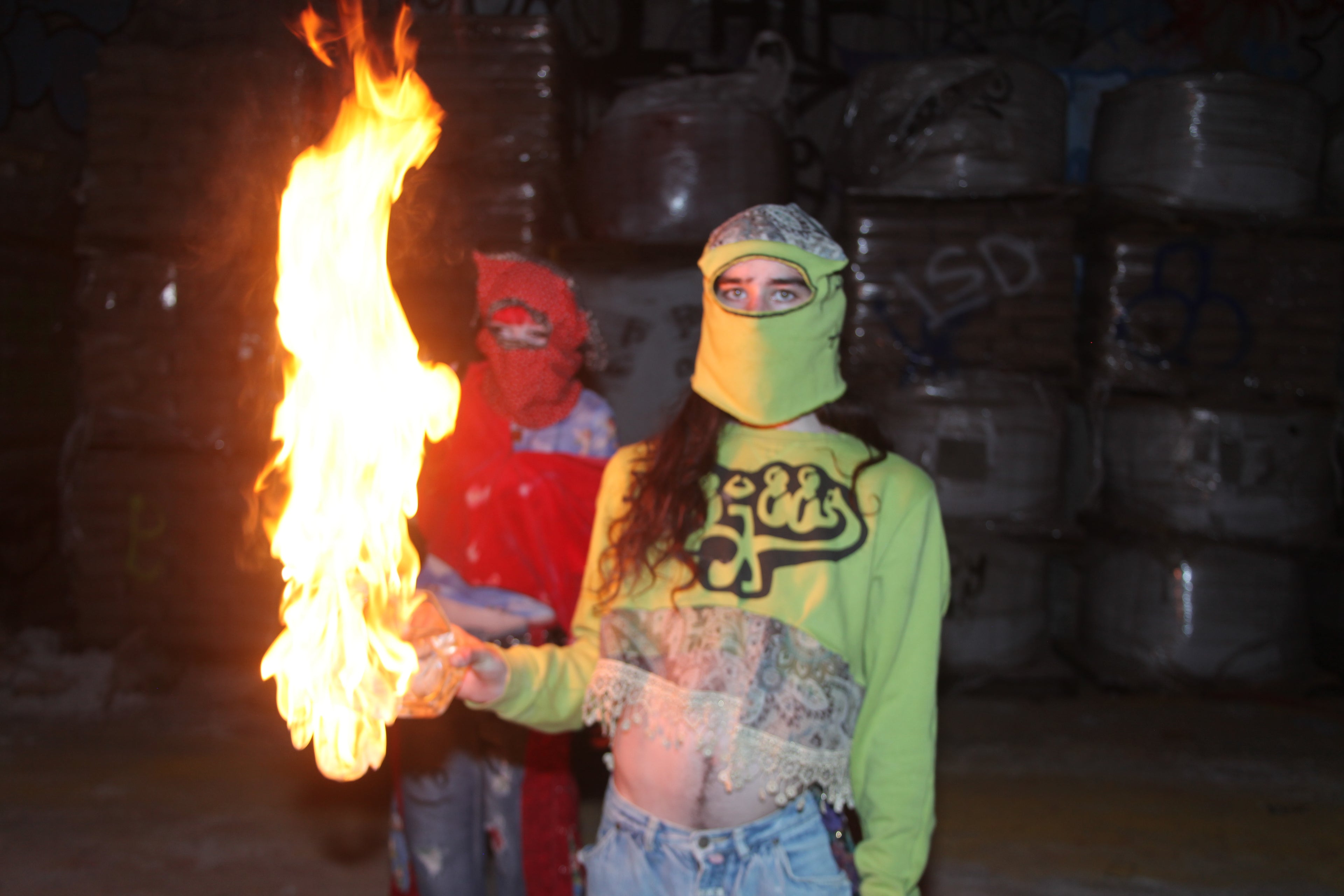 Green ninja crewneck
