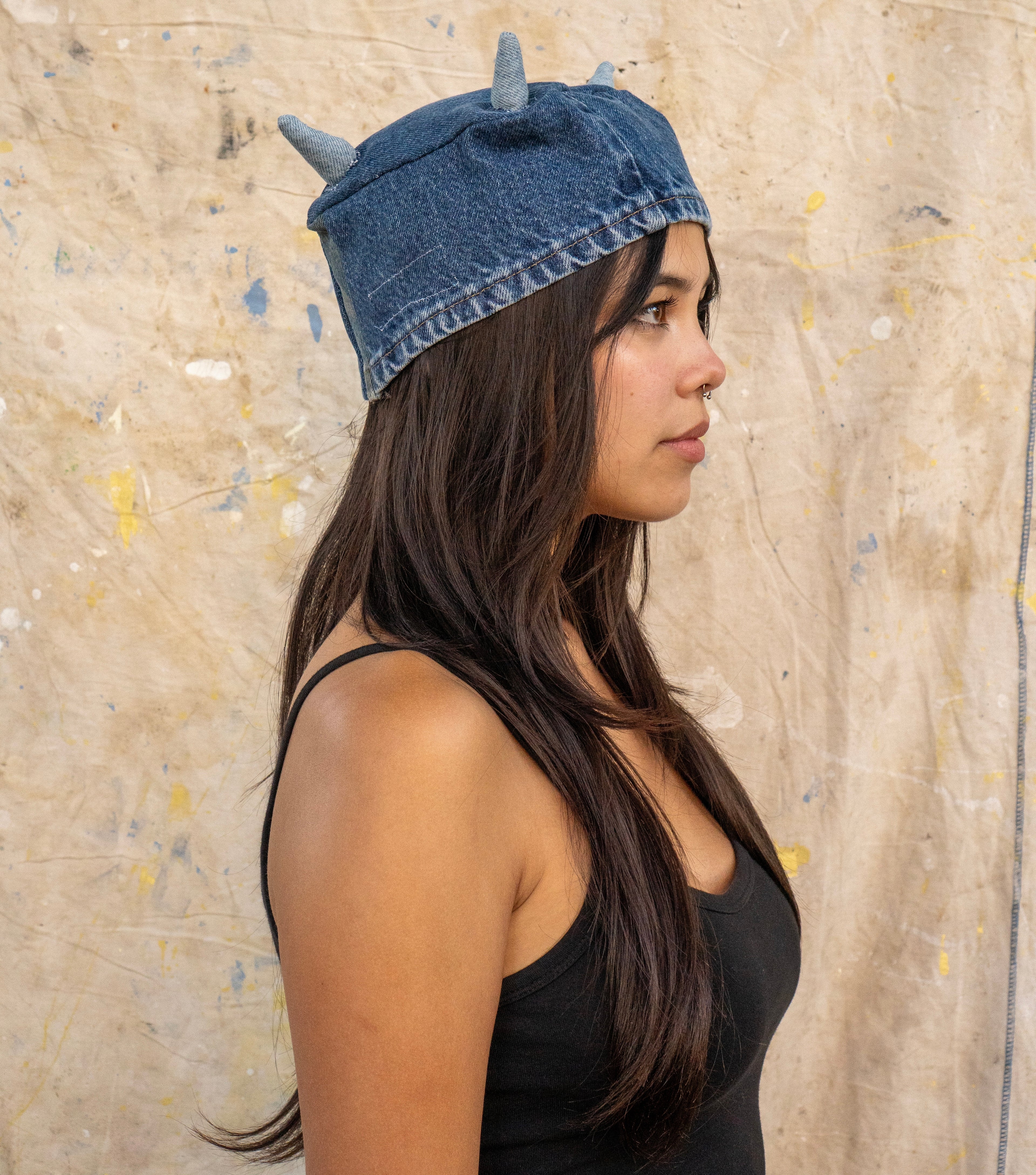 Denim hat