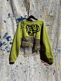 Green ninja crewneck