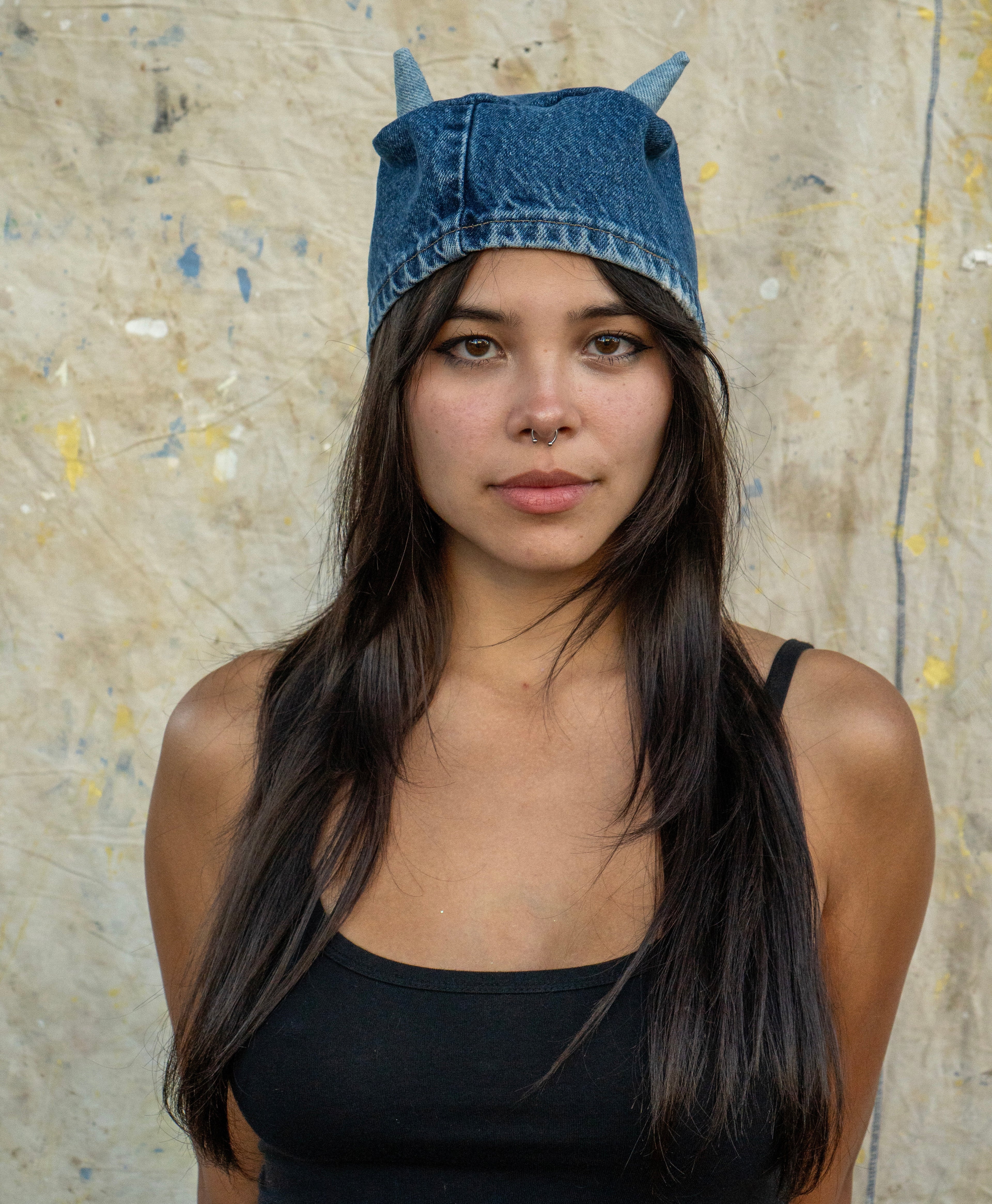 Denim hat