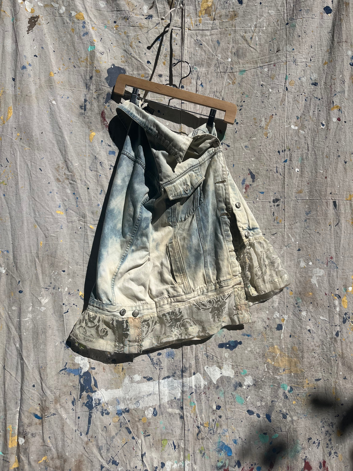 Denim skirt