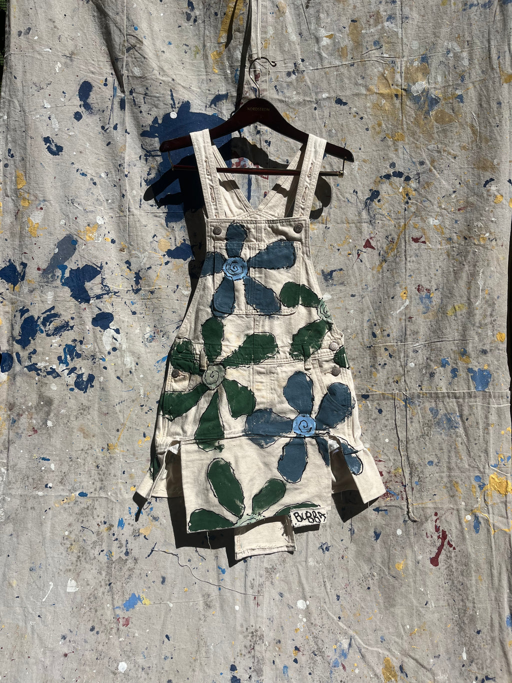 Flower over skirt