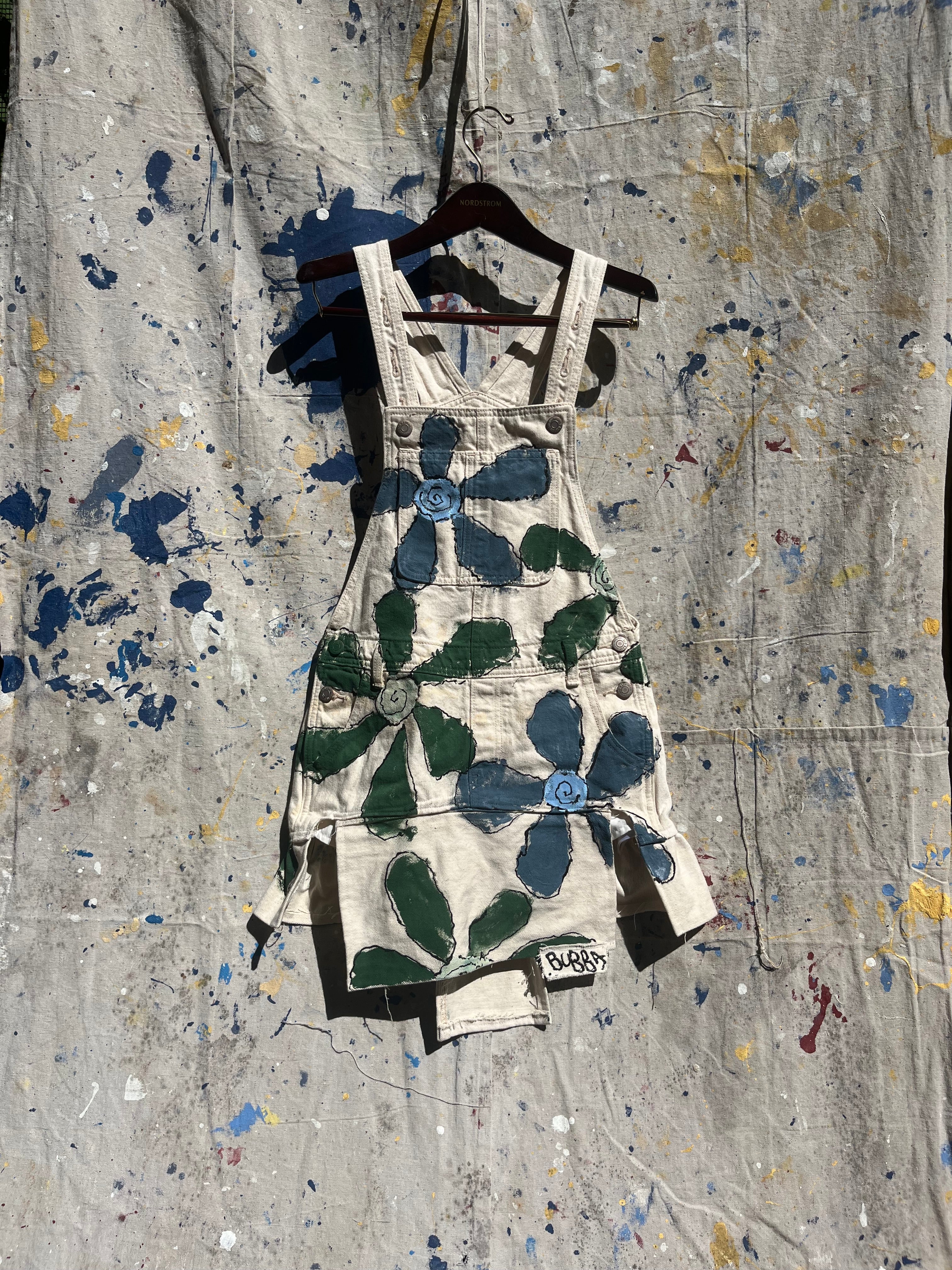 Flower over skirt